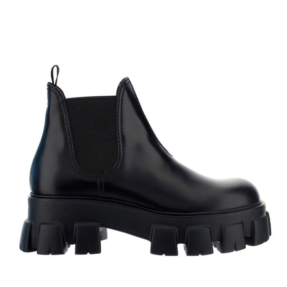 Prada Monolith Chunky Chelsea Boots